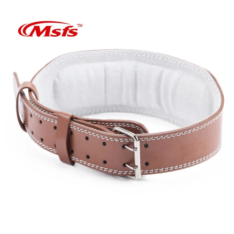 Leather Weightlifting Belt