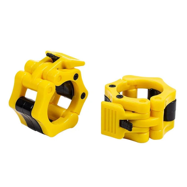 Rapid-Release Barbell Weight Clamps