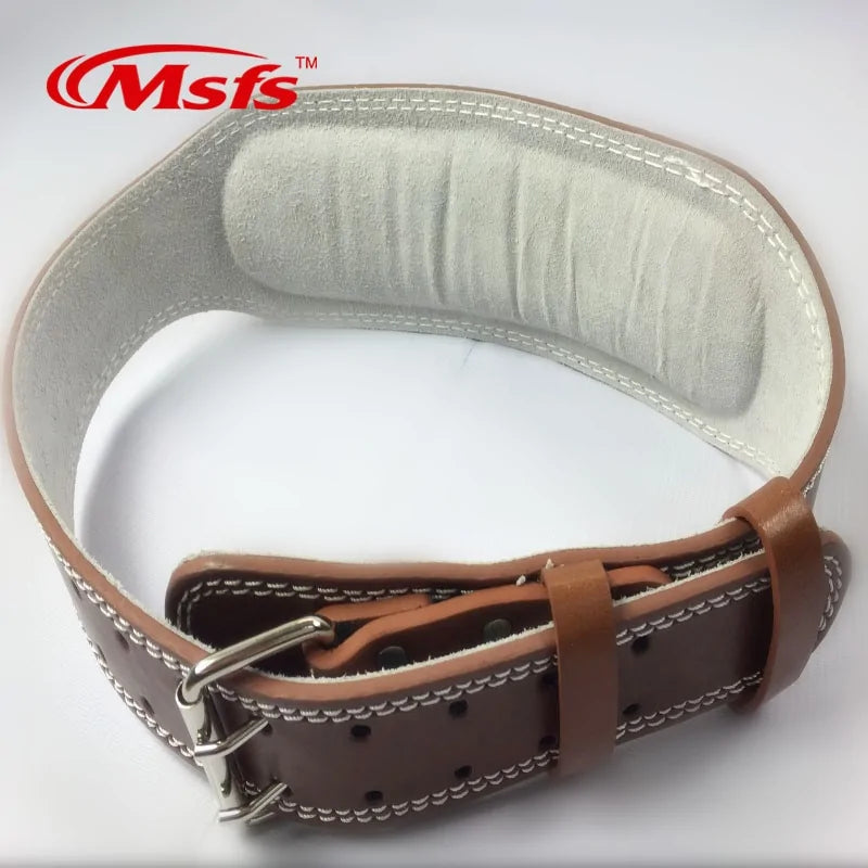 Leather Weightlifting Belt